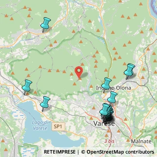 Mappa Via Sommaruga Giuseppe, 21100 Varese VA, Italia (5.36263)