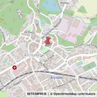 Mappa Via Giuseppe Mazzini, 14, 21051 Arcisate, Varese (Lombardia)