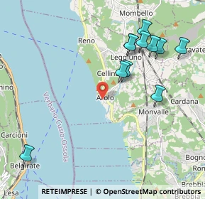 Mappa Via Lago Maggiore, 21038 Leggiuno VA, Italia (2.20091)