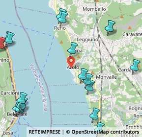 Mappa Via Lago Maggiore, 21038 Leggiuno VA, Italia (2.976)