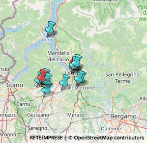 Mappa Via Rimembranza, 23900 Lecco LC, Italia (10.292)