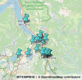 Mappa Via Rimembranza, 23900 Lecco LC, Italia (5.64833)