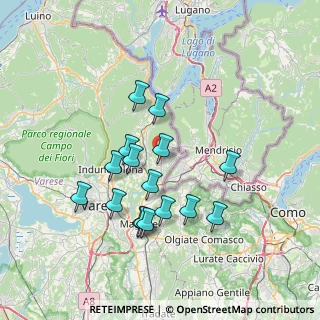 Mappa Viale Varese, 21059 Viggiù VA, Italia (6.55938)
