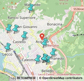Mappa Via Renzo Tramaglino, 23900 Lecco LC, Italia (1.13636)