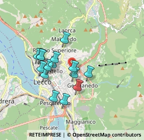 Mappa Via Renzo Tramaglino, 23900 Lecco LC, Italia (1.446)