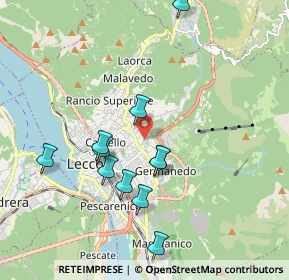 Mappa Via Renzo Tramaglino, 23900 Lecco LC, Italia (1.84818)