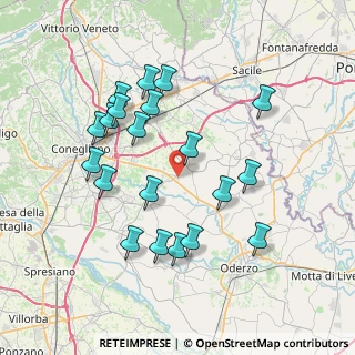 Mappa Via 19 Luglio, 31013 Codogné TV, Italia (7.406)