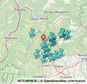 Mappa SP 83, 36040 Tonezza del Cimone VI, Italia (10.749)