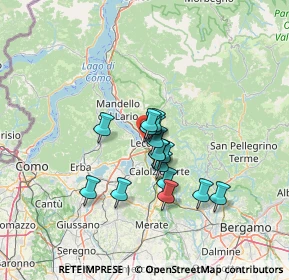 Mappa Via Montanara, 23900 Lecco LC, Italia (9.41688)
