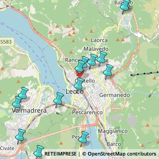 Mappa Via Montanara, 23900 Lecco LC, Italia (2.714)