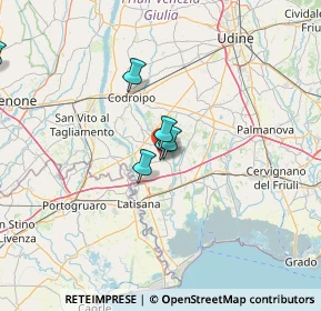 Mappa Via Strada Vecchia per Rivignano, 33050 Rivignano Teor UD, Italia (32.58667)