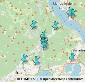 Mappa Via Dosso, 22033 Asso CO, Italia (3.55091)