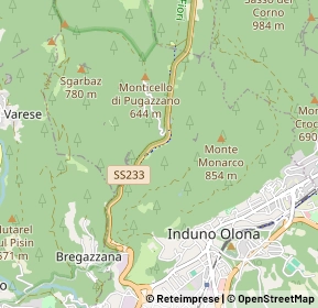 Mappa Zona Industriale Via Buccari, 21056 Induno Olona VA, Italia (1.03077)
