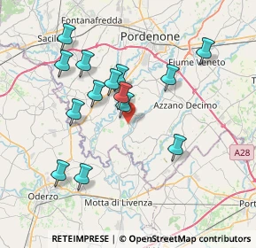 Mappa 33087 Pasiano di Pordenone PN, Italia (7.02071)