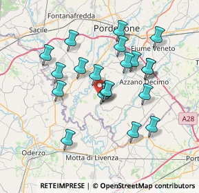 Mappa 33087 Pasiano di Pordenone PN, Italia (6.4975)