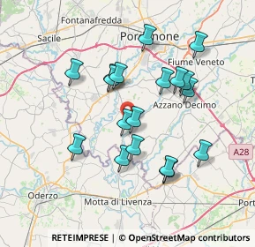 Mappa 33087 Pasiano di Pordenone PN, Italia (6.48389)