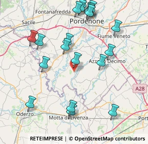 Mappa 33087 Pasiano di Pordenone PN, Italia (9.2225)
