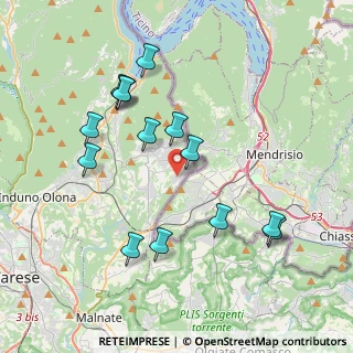 Mappa 21050 Clivio VA, Italia (3.92286)
