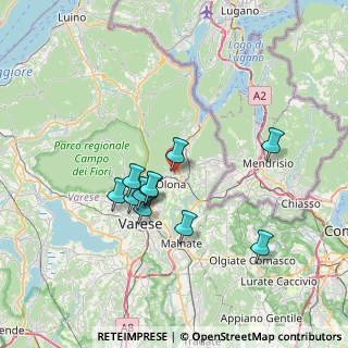 Mappa Via B. Giacomini, 21051 Arcisate VA, Italia (6.04273)
