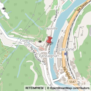 Mappa Via Roma, 12, 36020 Valstagna, Vicenza (Veneto)