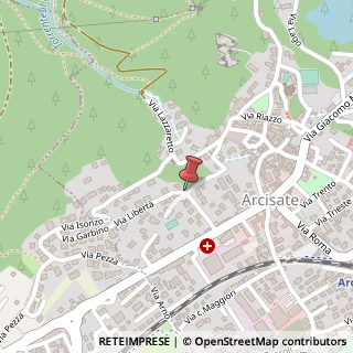 Mappa Via della Libertà, 28, 21051 Arcisate, Varese (Lombardia)