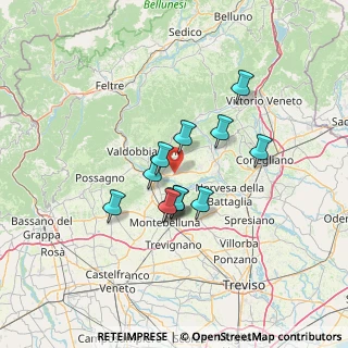 Mappa Via Carlo Tittoni, 31020 Vidor TV, Italia (10.08583)