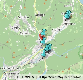 Mappa Via E. Romagnoli, 22033 Asso CO, Italia (1.77273)