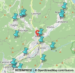 Mappa Via E. Romagnoli, 22033 Asso CO, Italia (3.0765)