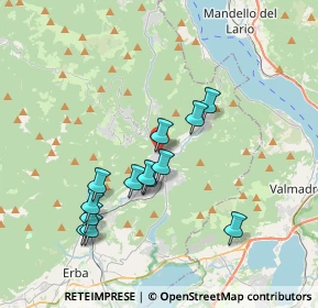 Mappa Via E. Romagnoli, 22033 Asso CO, Italia (3.40923)