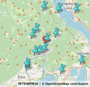 Mappa Via E. Romagnoli, 22033 Asso CO, Italia (3.99429)