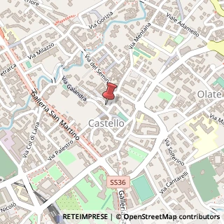 Mappa Via Privata Monterotondo,  18, 23900 Lecco, Lecco (Lombardia)