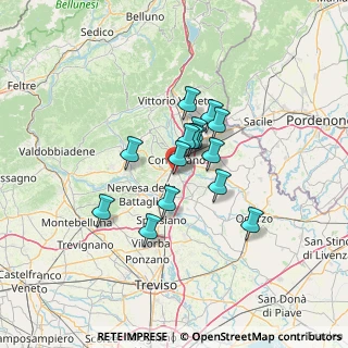 Mappa Via Vanizza, 31025 Santa Lucia di Piave TV, Italia (9.08333)