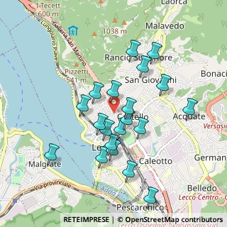 Mappa Via alle Fucine, 23900 Lecco LC, Italia (0.8515)