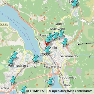 Mappa Via alle Fucine, 23900 Lecco LC, Italia (2.71533)