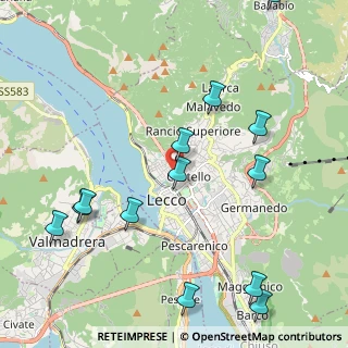 Mappa Via alle Fucine, 23900 Lecco LC, Italia (2.53538)