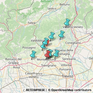 Mappa Via Ferret, 31020 Vidor TV, Italia (9.53727)