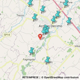 Mappa Via Borgo Facca, 33082 Azzano decimo PN, Italia (2.34417)