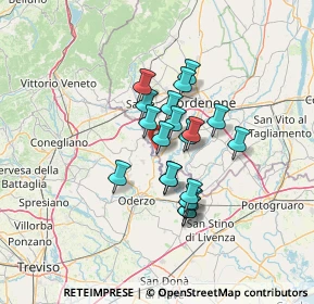 Mappa Via dell'Artigianato, 33070 Pasiano di Pordenone PN, Italia (9.6515)