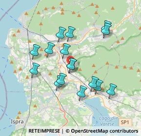 Mappa Via Aspromonte, 21034 Cocquio-trevisago VA, Italia (3.2475)