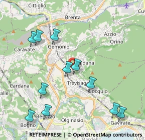 Mappa Via Aspromonte, 21034 Cocquio-trevisago VA, Italia (2.28455)