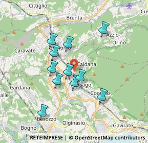 Mappa Via Aspromonte, 21034 Cocquio-trevisago VA, Italia (1.50909)