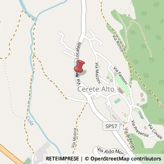 Mappa Via A. Locatelli, 14, 24020 Cerete, Bergamo (Lombardia)