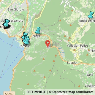 Mappa Zona Artigianale Localita Mala, 38069 Nago-torbole TN, Italia (3.1325)