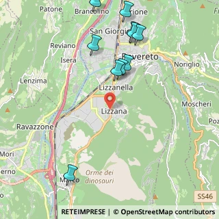 Mappa Via Livenza, 38068 Rovereto TN, Italia (2.63182)