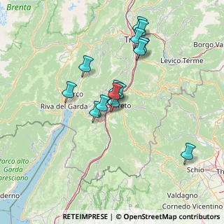 Mappa Via Livenza, 38068 Rovereto TN, Italia (12.53571)