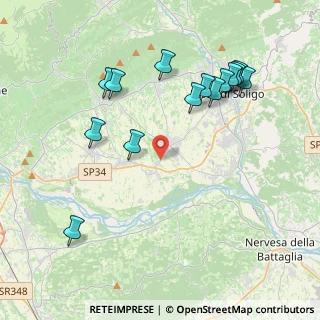Mappa Via G.Marconi, 31020 Sernaglia della Battaglia TV, Italia (4.30071)