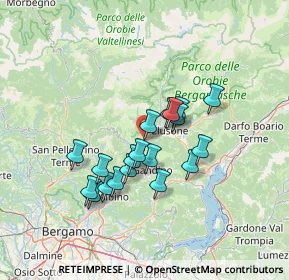 Mappa Via Roma, 24028 Ponte Nossa BG, Italia (11.02526)