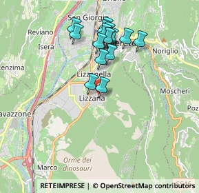 Mappa Via Albert Schweitzer, 38068 Rovereto TN, Italia (1.70706)