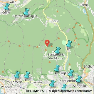 Mappa Via Campo dei Fiori, 21100 Varese VA, Italia (3.44)