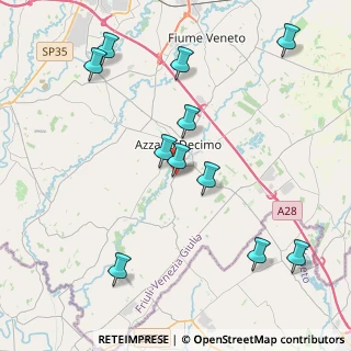 Mappa Via Saccon, 33082 Azzano Decimo PN, Italia (4.43455)